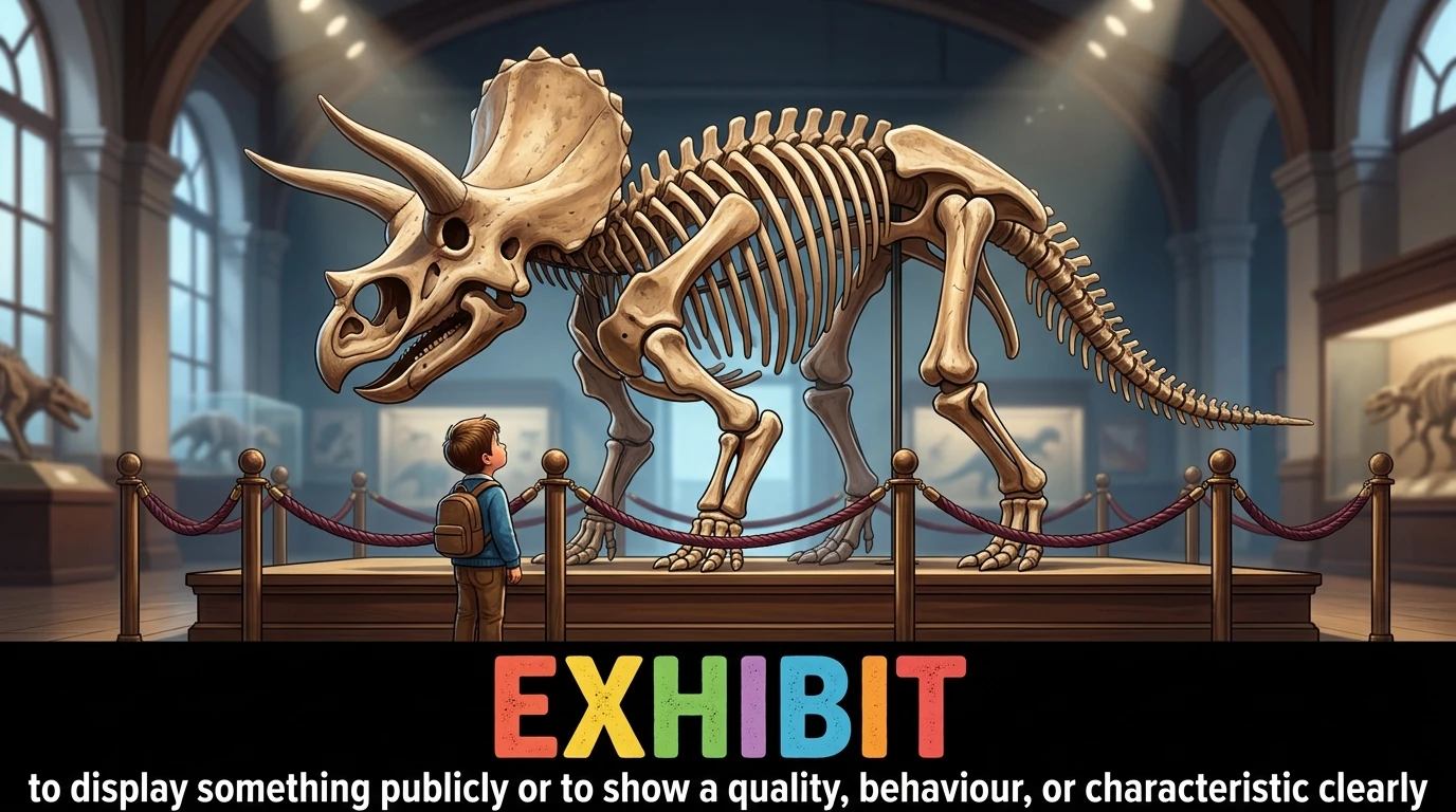 English Illustration for exhibit